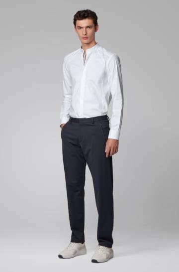 Koszula BOSS Slim Fit Białe Męskie (Pl97805)